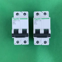 Schneider circuit breaker C65H-DC 2P 63A 125V A9N22074 Direct Current Breakers Switch