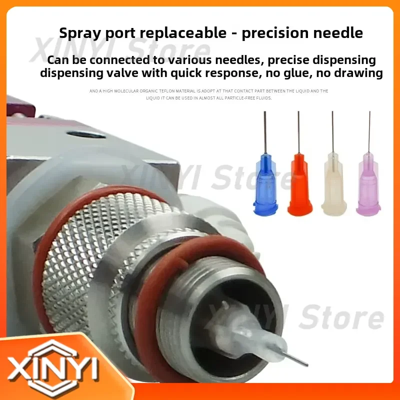 for DJF-45 Single Liquid Dispensing UV Glue Valve Silicone Point Spray Valve with 220v Accessory Anaerobic Glue Needle Valve