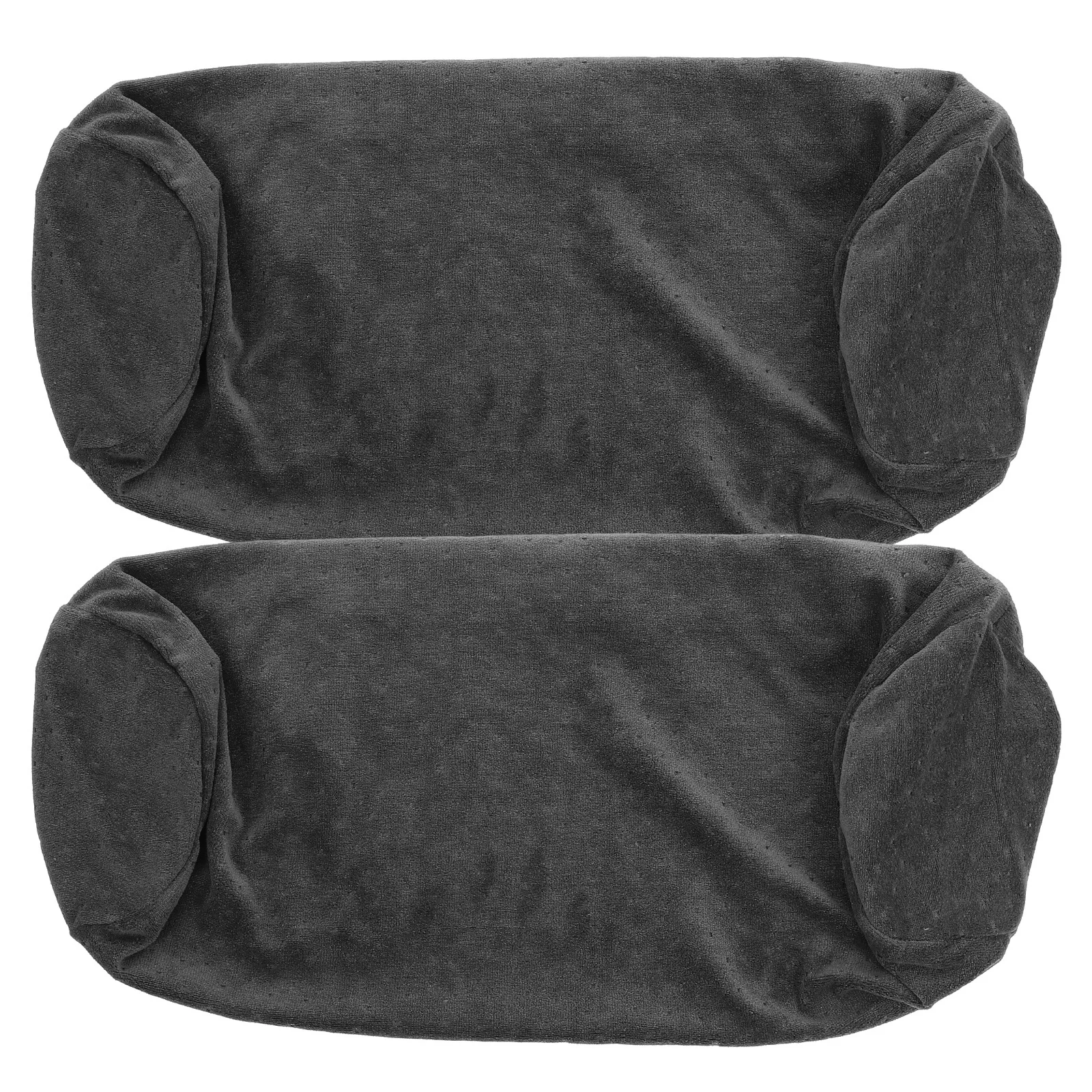 

2Pcs Round Neck Pillow Cover Soft Touch Cylinder Pillowcase Zippered Closure for Convenient Washing Ideal for Bedroom Living