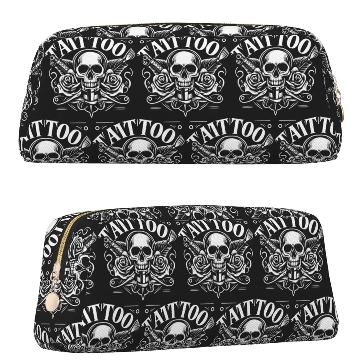 Custom Bib Tattoo Artist Tattooists Pencil Cases for Students Gifts Pen Box Pencil Bag Pencil Pouch Pen Holder