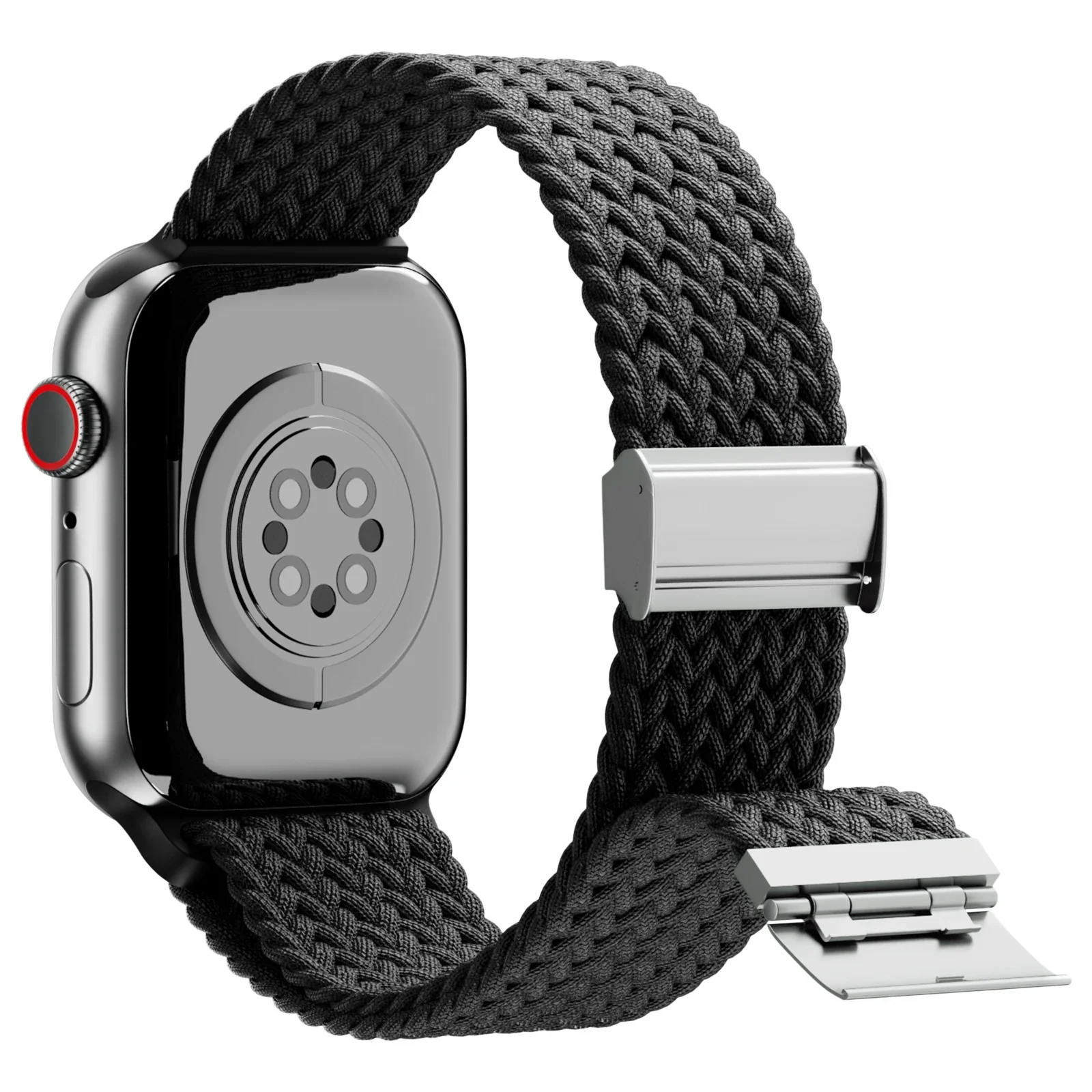 Correa trenzada para Apple Watch, banda de nailon tejido para iWatch Series Ultra 9 8 7 SE 6 5 4 3 2, 38/40/41/42/44/45/49mm