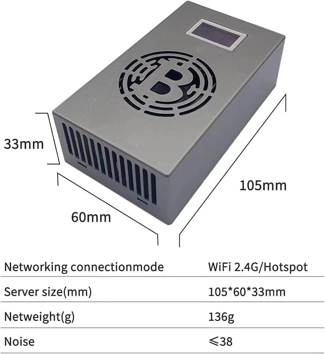 가정용 사일런트 비트코인 채굴기, 행운의 채굴기, LV06 500G, 해시율 BTC 로또 머신, 15W, 5V 6A 전원 공급 장치