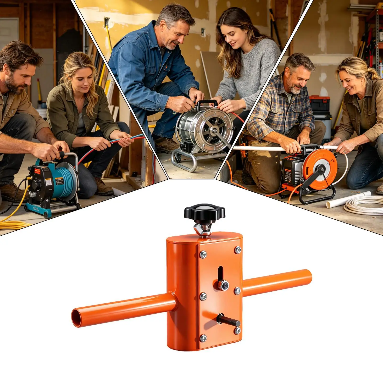 

Electrician Wire Threading Tool Anti Jamming Construction Equipment Electricians Wall Wiring Machine For Residential Commercial