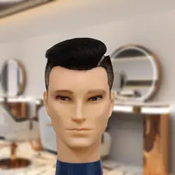 Male Bald Mannequin Head Multipurpose Smooth Durable Manikin Wig Head Wig Holder for Glasses Hats Wigs Making Styling Hairpieces