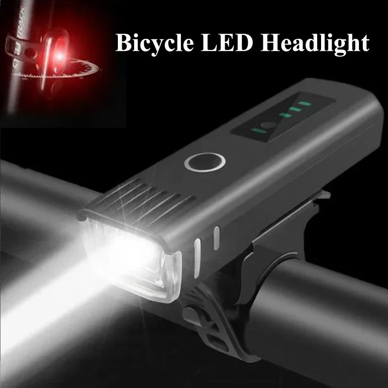 1000Lumen LED Bicycle Light Front Rechargeable Powerful Bike Lamp MTB Headlight Cycling Flashlight Bike Light Lanterna Bicicleta