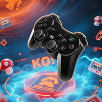 2.4Ghz Wireless Gamepad No Lag Controller Dual Vibration Joystick Remote for Sony PS3 Slim Pro PlayStation/TV Box/M8/GD10 PC/IOS