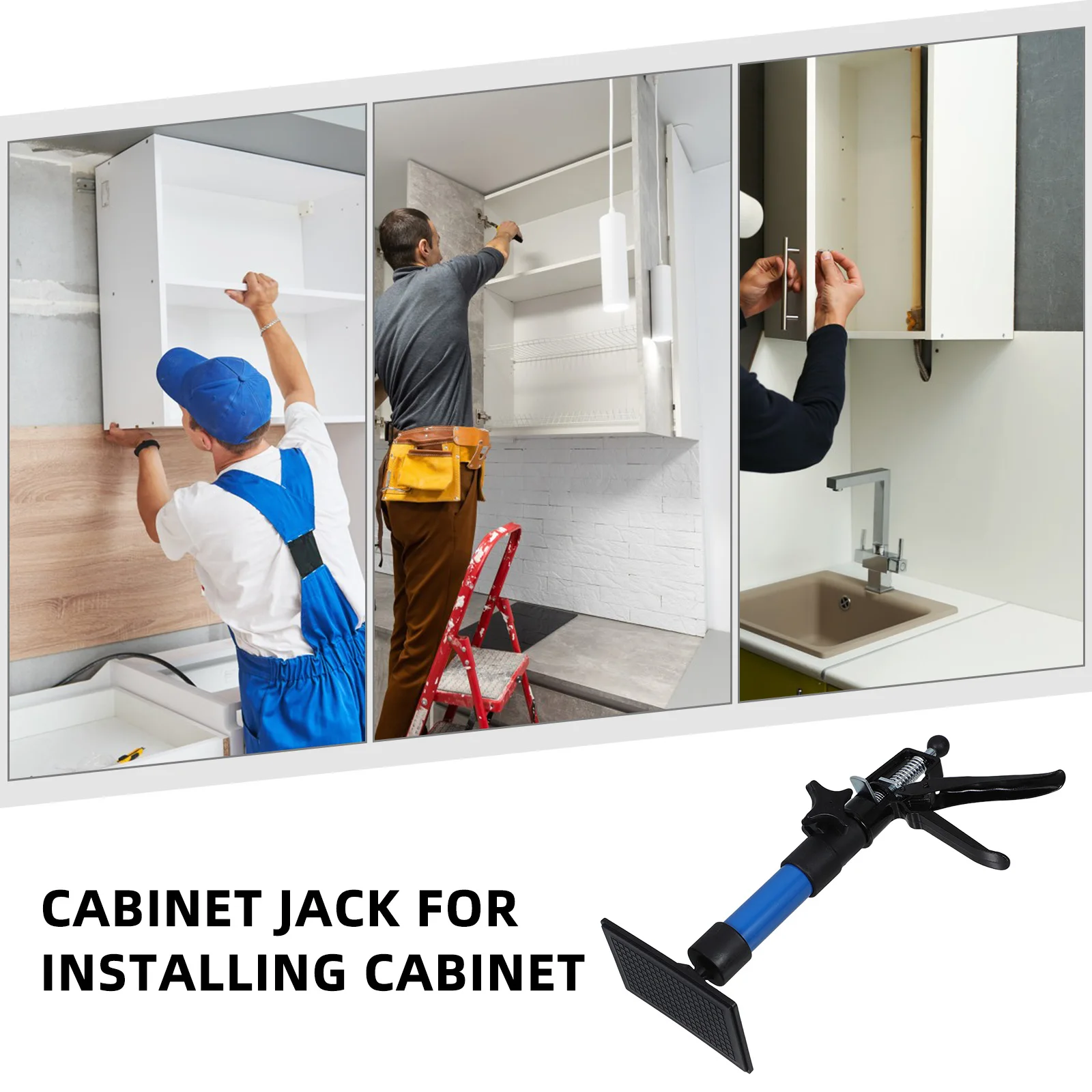

Adjustable Telescopic Support Rod Heavy Duty Metal niture Lifter Wall Floor Jack Closet Supportive Pole Installation Lifting