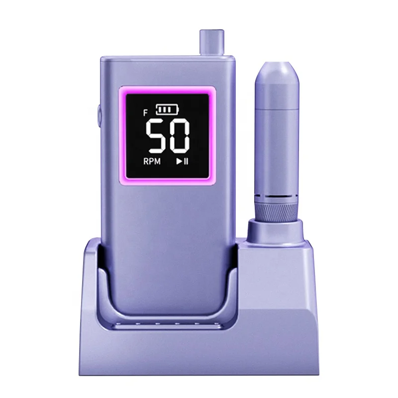 2086 50000RPM Cordless Nail Drill Rechargeable Electric Nail Grinder for Gel Polish Acrylic Nails Professional Manicure