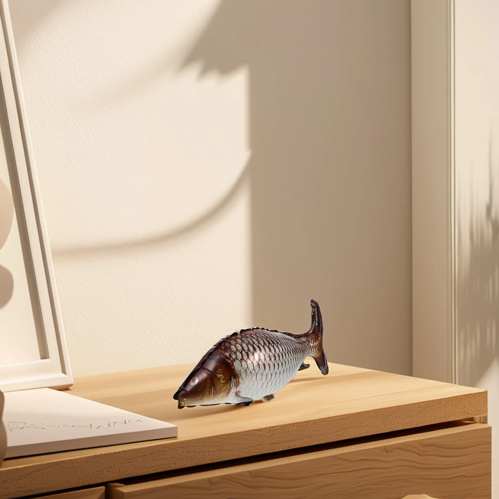 6 قطع من بالونات الأسماك الكرتونية المصنوعة من رقائق الألومنيوم لتزيين الحيوانات البحرية لمهرجان أعياد الميلاد وصيد الأسماك وحفلات الأطفال #3