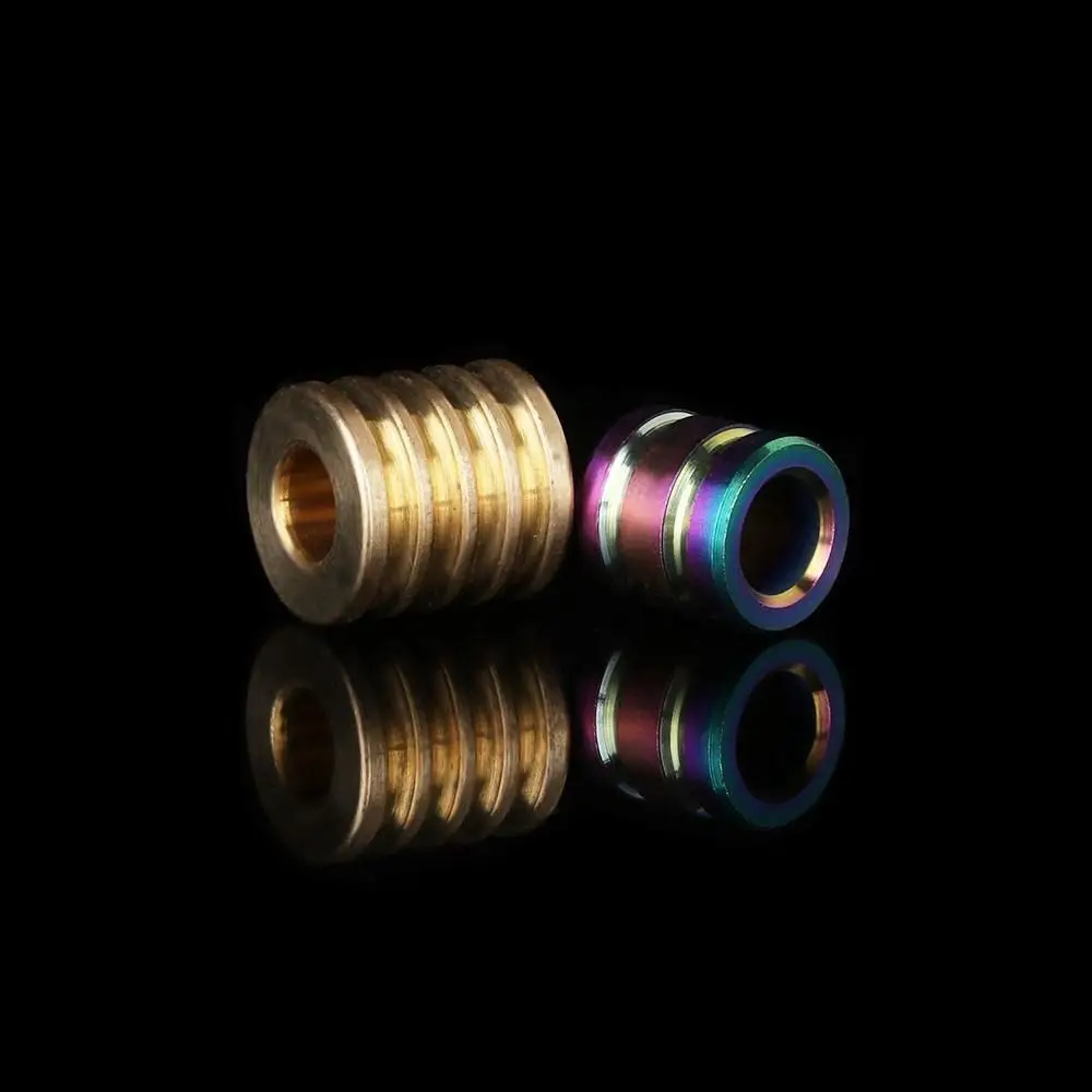 Lightweight Outdoor Titanium Alloy Beads TC4 Multiplestyles Camping Knife Flashlight Gadgets Knife Lanyard Beads EDC Multi Tools