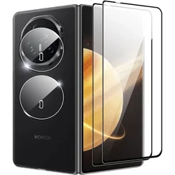 3D Curverd Protective Glass Cover For Honor Magic V3 Tempered Glass Screen Protector For Honor Magic V3 Camera Lens