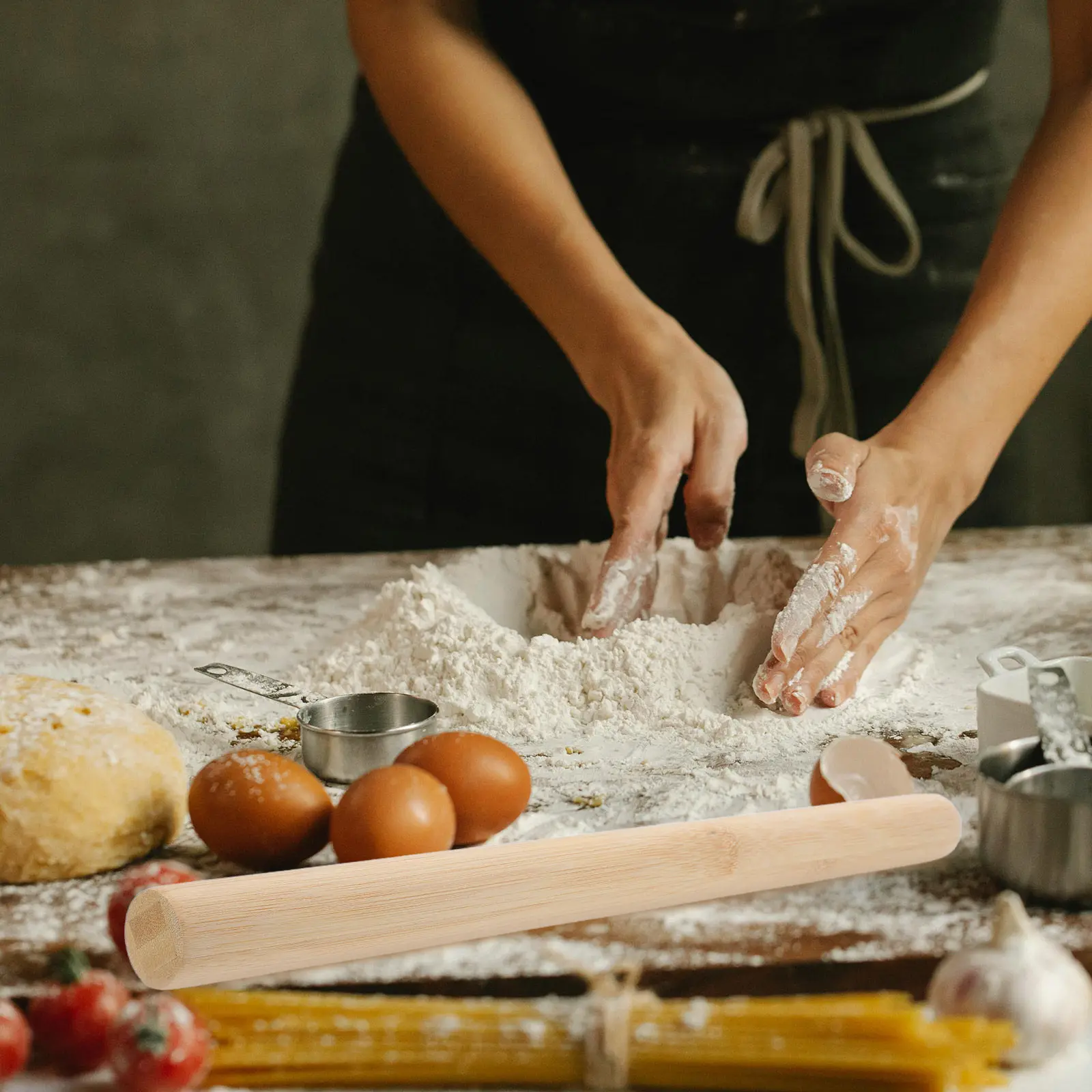 Bamboo Rolling Pin …