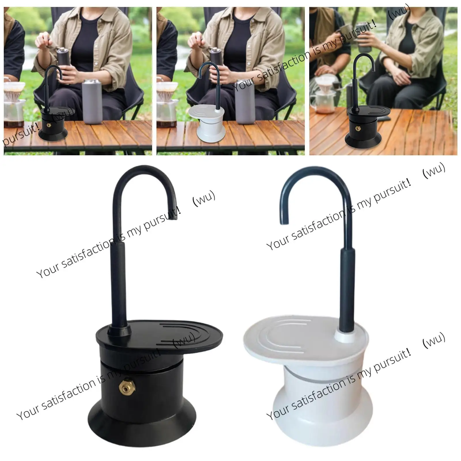 50ml Single Spout Coffee Pot, Easy to Use, Lightweight and Reusable, Aluminum