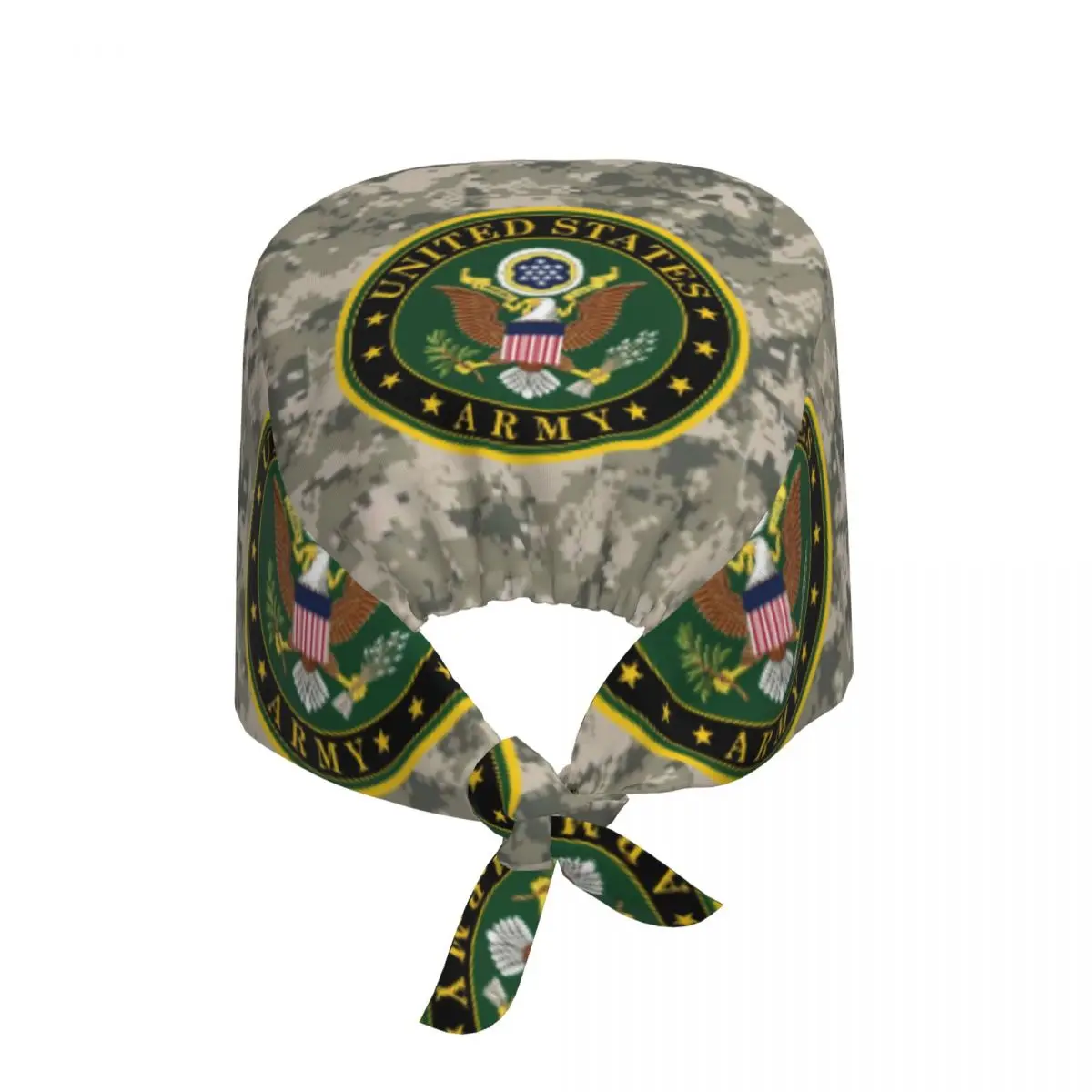 Custom United States Army Camo Working Cap Surgical Hats Women Men Camouflage Operating Room Cap Operator Hats Lab Works Hat