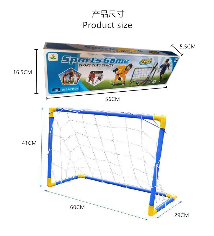 Eishockey-Fußballtür 2-in-1-Kinder-Fußballtür aus Kunststoff für den Innen- und Außenbereich, interaktives Sportspielzeug