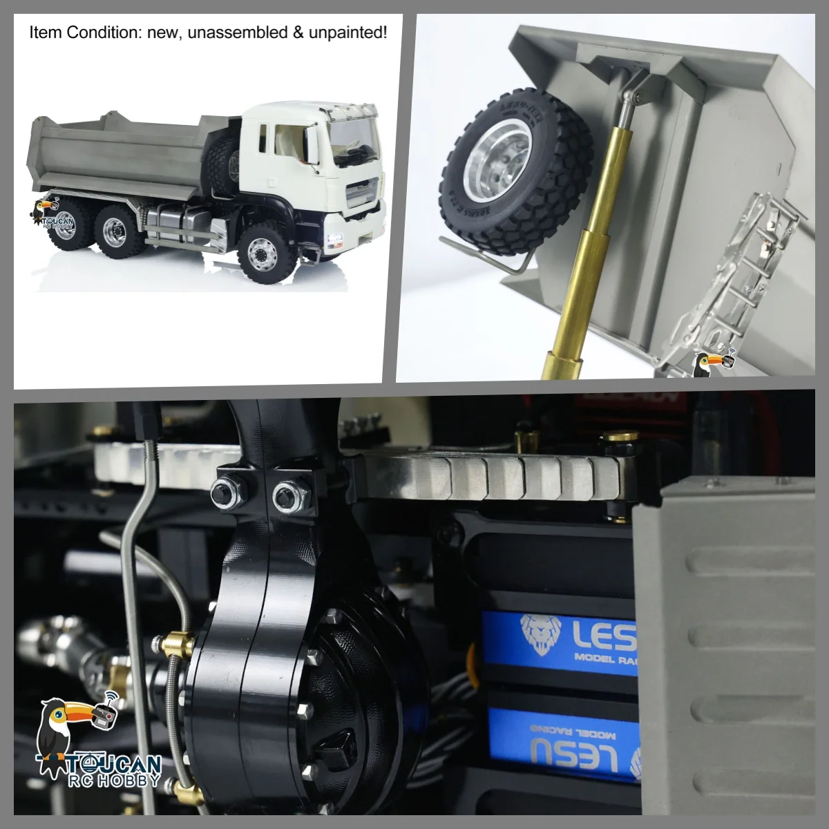 

РАСПРОДАЖА LESU 1/14 Tgs 6X6 Гидравлический RC Самосвал Самосвал KIT Дистанционная модель Цилиндр Насос Свет Звук ESC Дистанционное Управление Игрушки Подарок