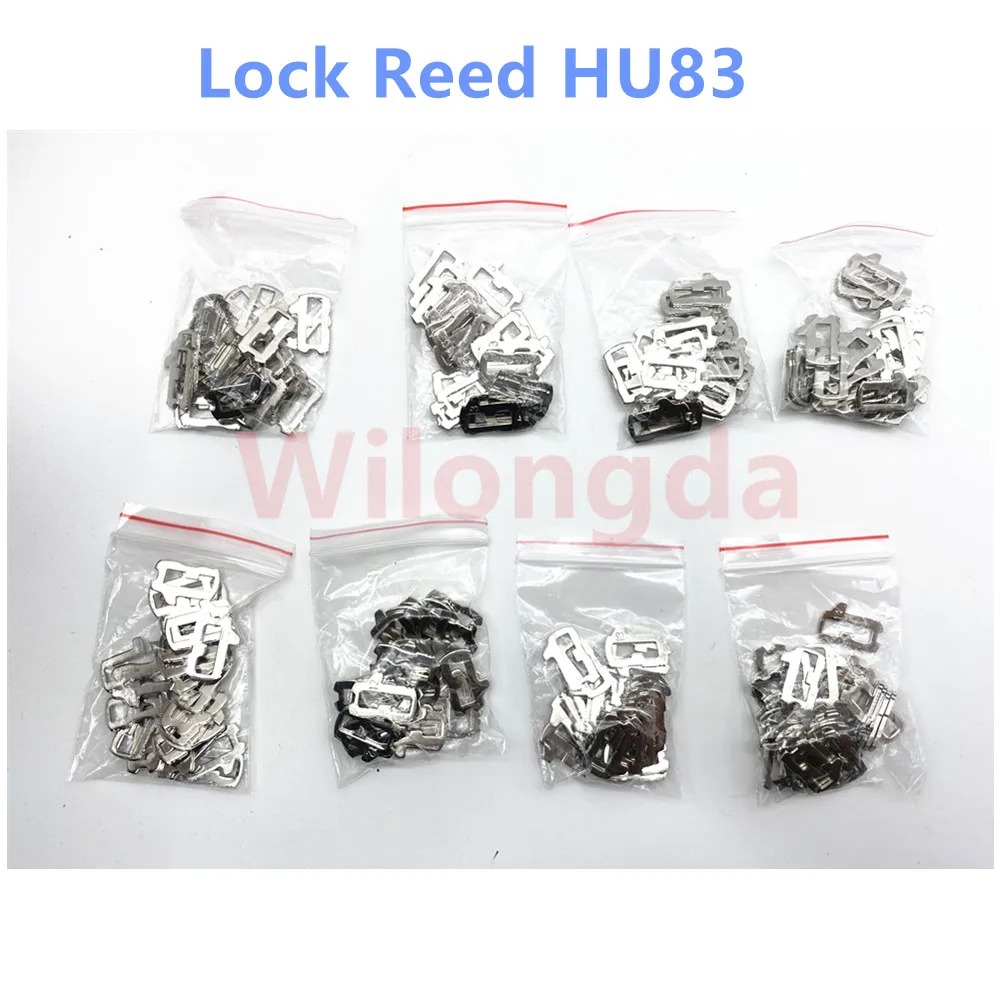 200pcs/lot Car Lock Reed HU83 Plate For peugeot for citroen Plate NO 1.2.3.4,11.12.13.14 Each 25pcs For peugeot for citroen Lock