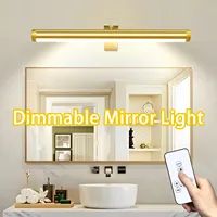 Modern LED Vanity Mirror Light.Dimmable Bathroom Wall Light,Waterproof,3 Color Temperatures,Easy Install For Dressing Room