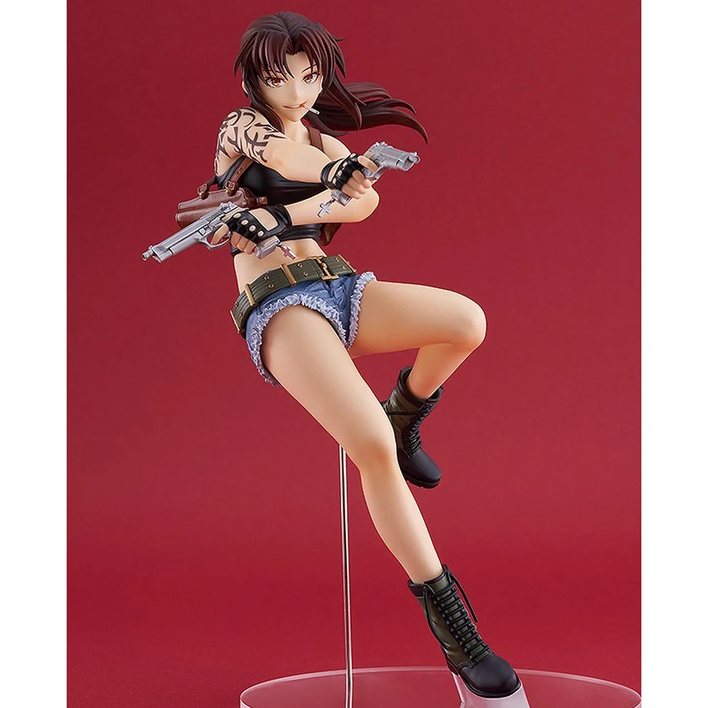 100% Original Good Smile Company Pop Up Parade Black Lagoon Revy L Model Decoration Collection Series Anime Figure view 5