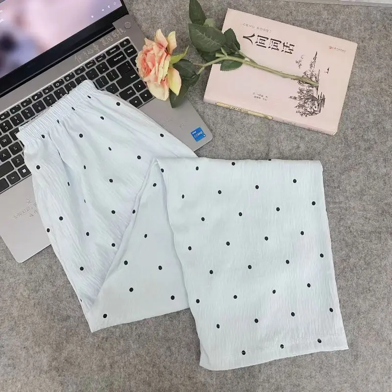 Women's Cloud Cotton Sleep Bottoms Loose Soft Cute Student Style Casual Outdoor Wear Lounge Pants For Spring Summer