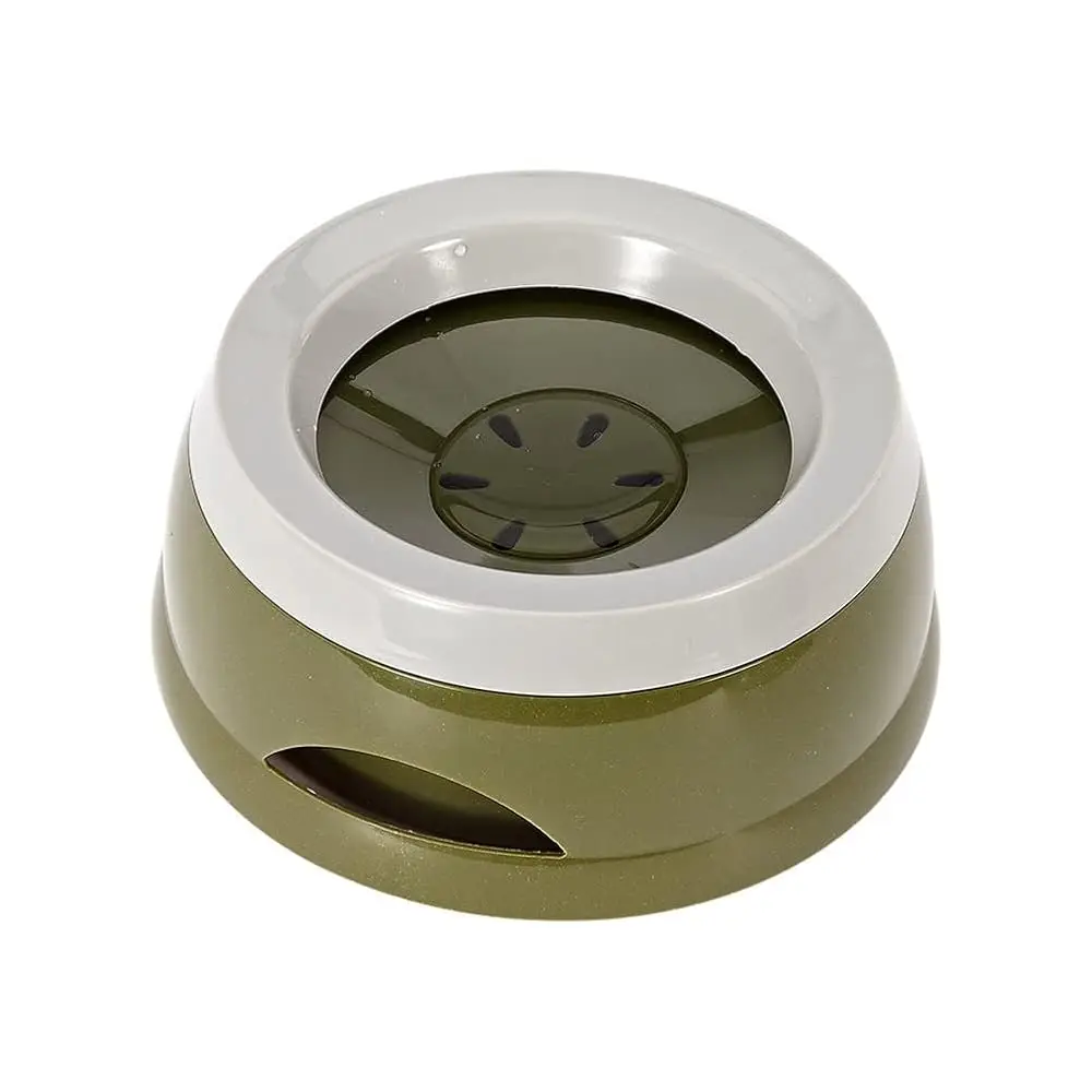 

Миска для воды для собак без проливания, не капающая, для медленного питья, нескользящая, для автомобиля, 25 унций, с плавающим диском