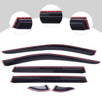 6 ks okenních krytů proti větru a dešti, deflektorů z PMMA materiálu pro Toyota RAV4 2019 2020 2021 2022 10 nejlepší prodej Příslušenství k Toyotě RAV4 - №5