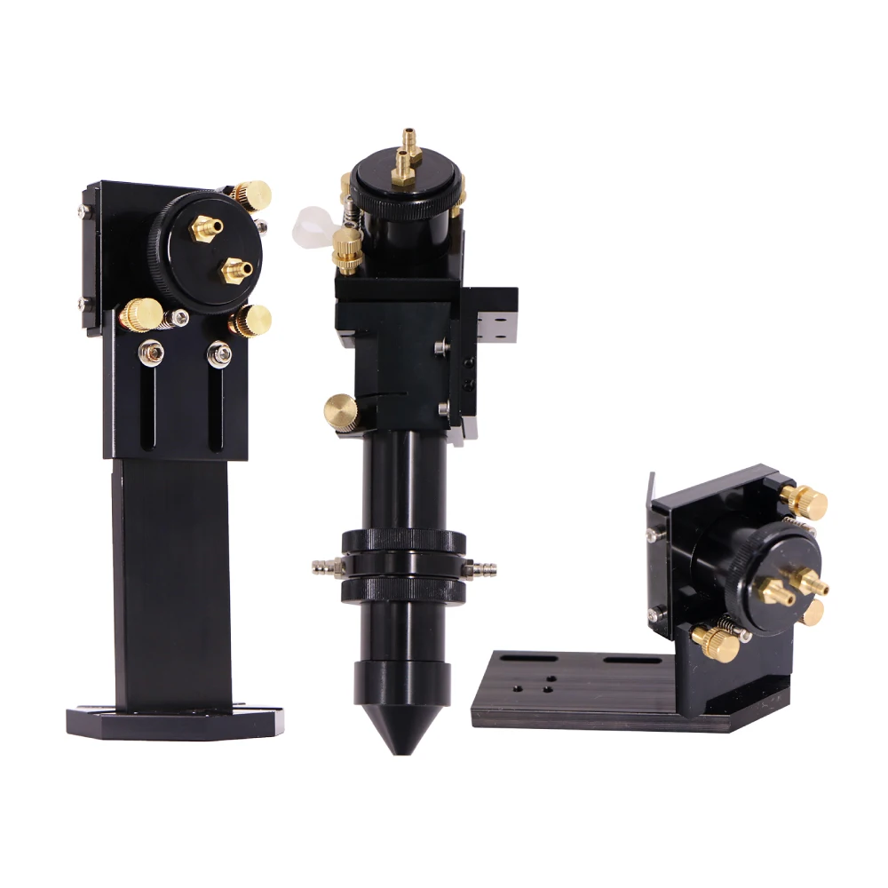 CO2 Laser Head Set Water Collerd CO2 Head Set 1st & 2nd Mirror Mount For Focusing Lens