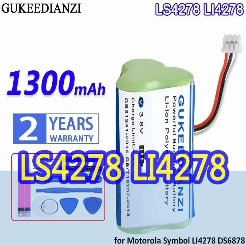 

Barcode Scanner Battery 1300Mah For Motorola Moto Symbol LI4278 DS6878 82-67705-01 Btry-LS42RAAOE-01 LS4278