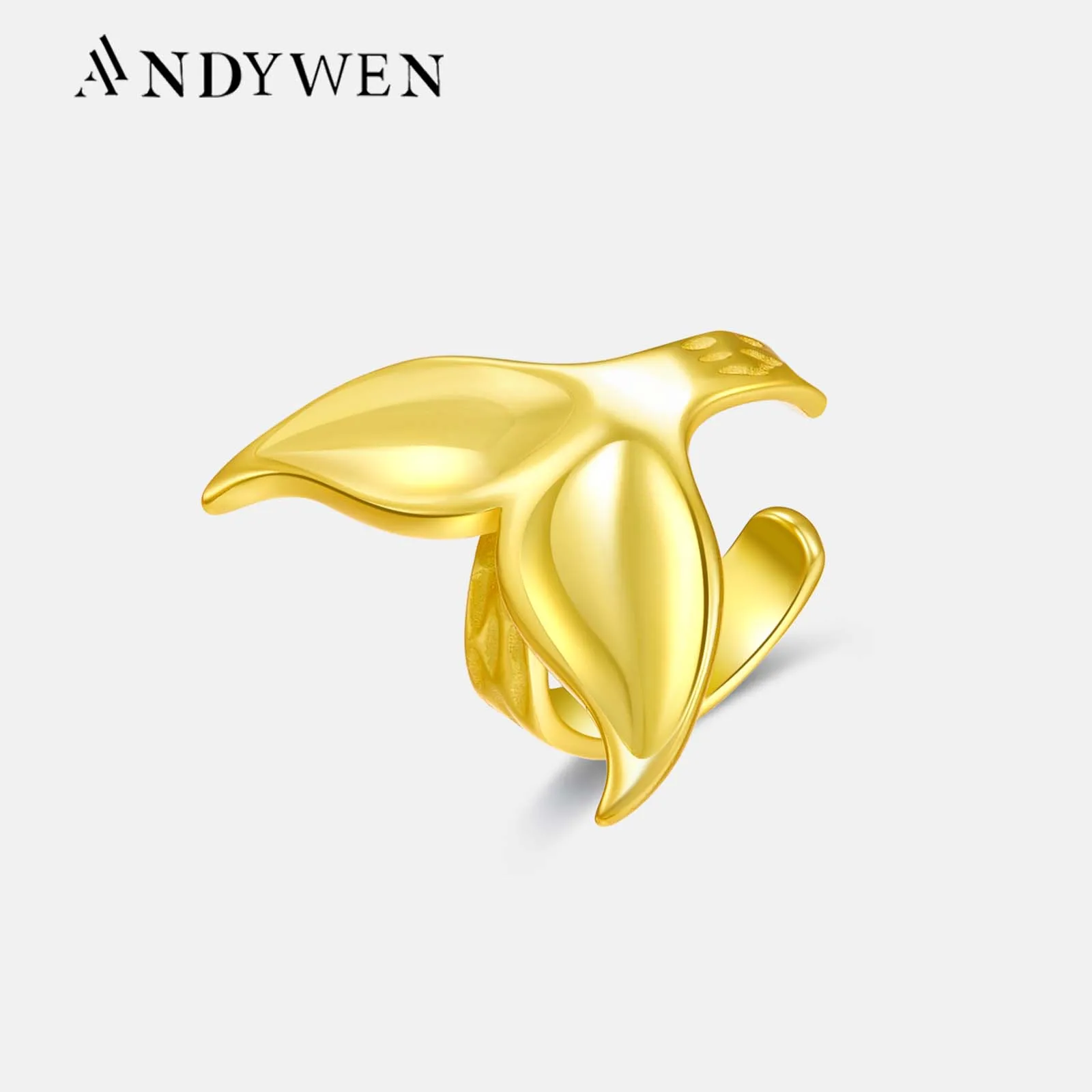 

ANDYWEN стерлингового серебра 925 пробы 2023, геометрические серьги-каффы с рыбьим хвостом, вогнутые и выпуклые, без пирсинга, зажимы-манжеты, женские ювелирные изделия