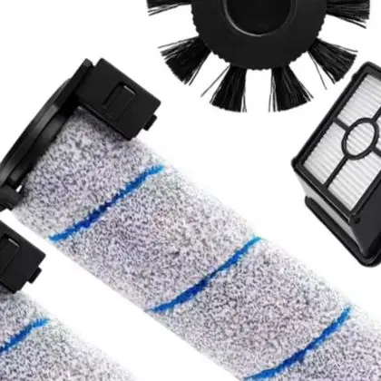 For X-Clean 2 For X-Clean 4 For X-Clean 5 Compatible For vacuum Accessories Set with 2 Roller Brushes and 2 Filters