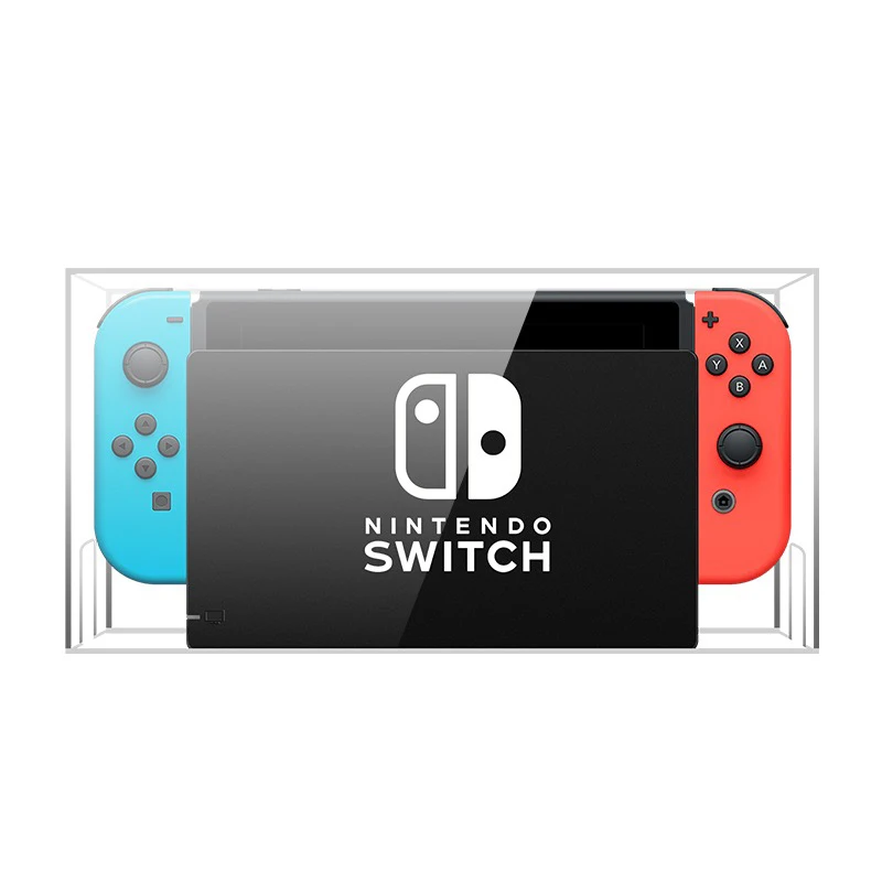 New Dust Cover Luminous Base Box Rgb Luminous Base Host Cover for Nintendo Switch Oled Protection Sleeve Acrylic Display Box