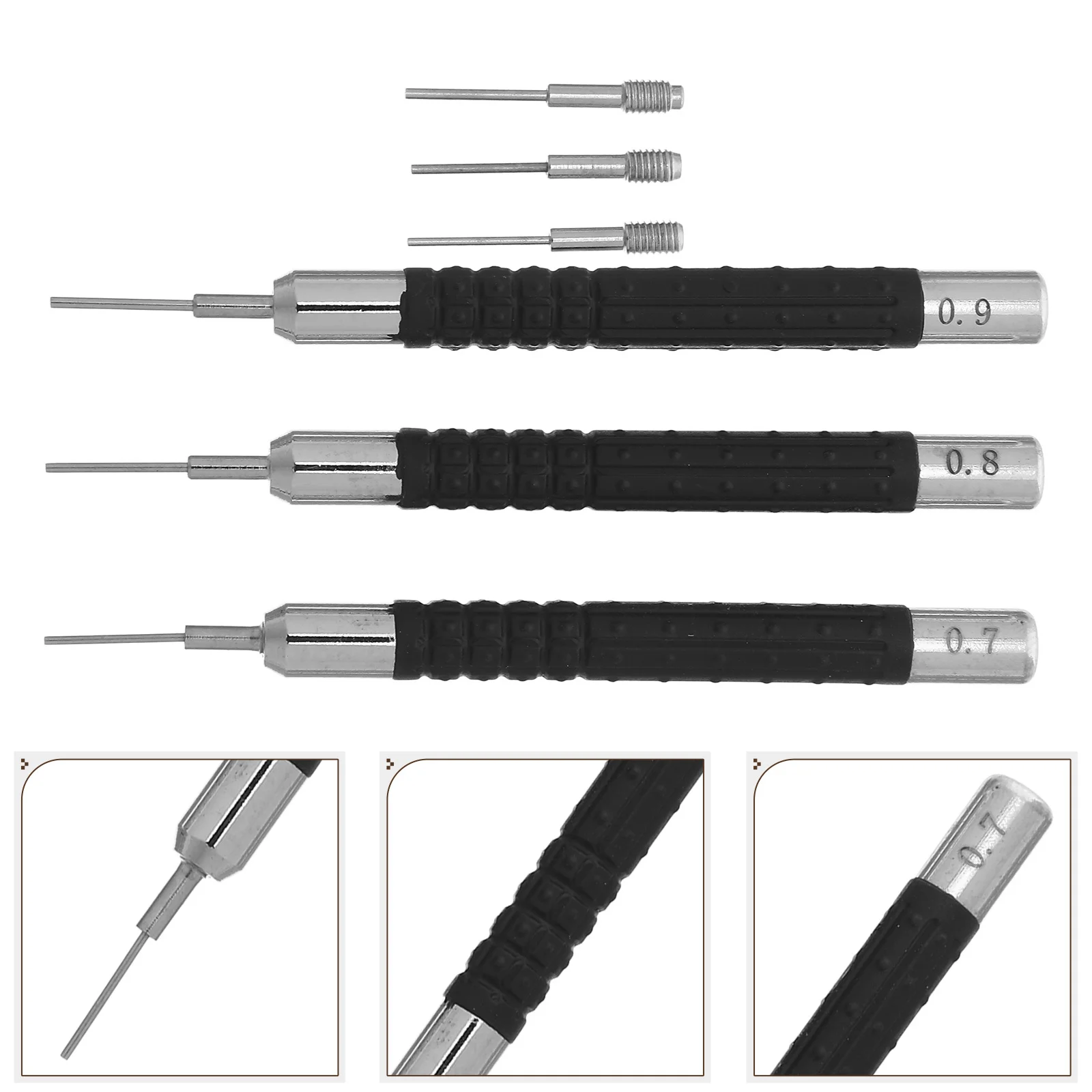 

1Set Watch Band Link Remover Sturdy Alloy Pins Easy Operation Repair Tool for Home Watch Strap Replacement Link Removal Tool