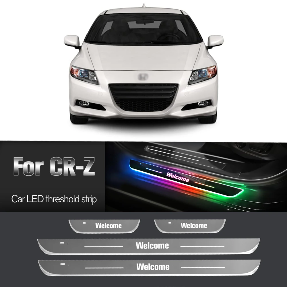 

Car Door Sill Light For Honda CR-Z CRZ CR Z 2010-2016 2012 2013 Customized Logo LED Welcome Threshold Pedal Lamp Accessories