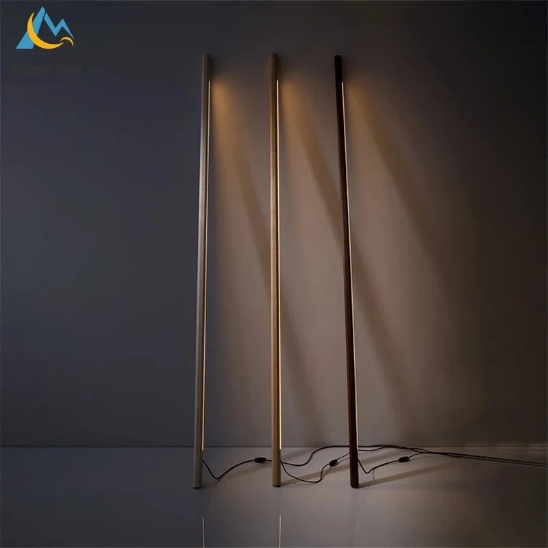 Nordic Floor Lamp Led Lights for Bedroom Decor for Room Corner Floor Lamp Simple Living Room Lighting Wooden Free Standing Lamps