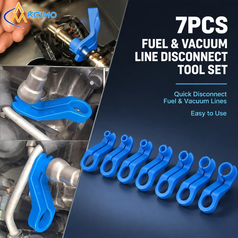 Quick Disconnect Tool Set, 7‑Piece AC Air Conditioning Pipe Fitting Remover, Automotive Maintenance Separation Kit
