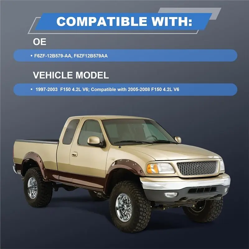 L60A Mass Air Flow Sensor Replacement F6ZF-12B579-AA For Ford F150 4.2L V6 1997-2008 Accessories MAF Sensor Replaces F6ZF12B579A