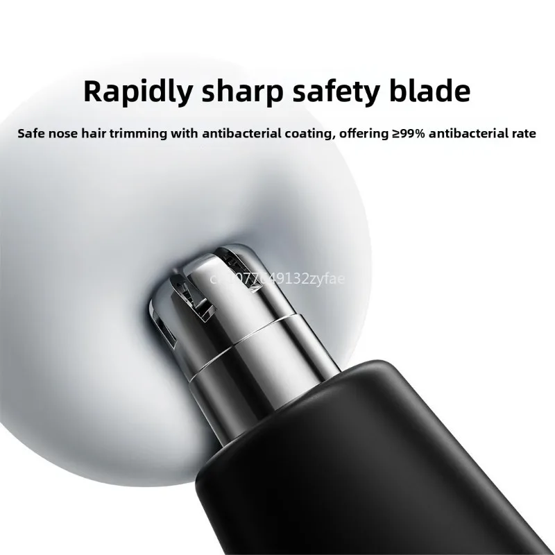 Xiaomi Electric Nose Hair Trimmer Pro Aluminum Alloy Portable 11° Oblique Blade Painless Nose Ear Hair Clipper Waterproof New view 2