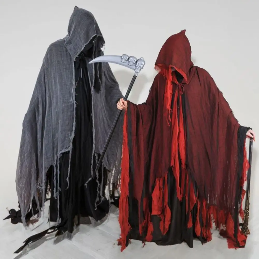 

Polyester Halloween Ghost Cloaks Wizard Photo Pros Dementors Cosplay Costume Costumes Outfit Clothing Props
