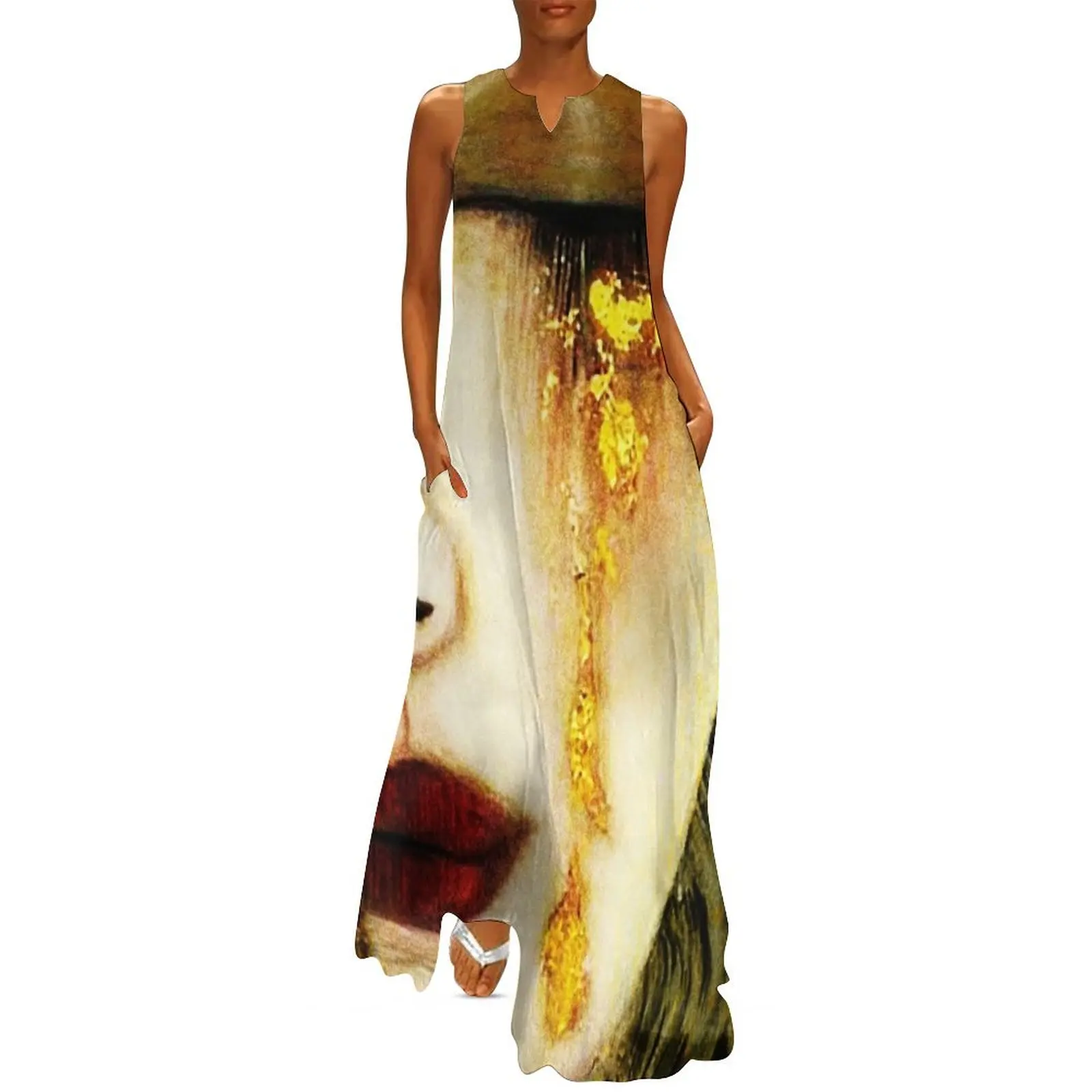 Golden Tears Freya’s Tears of Gold Anne Marie Zimmerman (School of Klimt) Long Dress long sleeve dresses