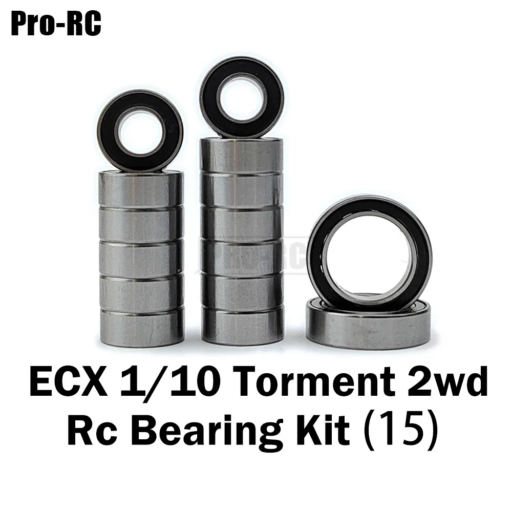 

Для RC ECX 1/10 Torment 2WD SCT матовый RTR резиновый герметичный полный комплект подшипников, обновленные детали, 15 шт.