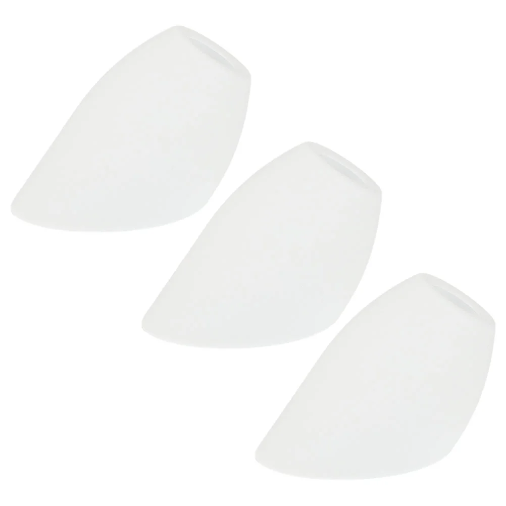 

3 Pcs Lampshade Desk Cover Table LED Light Acrylic Replacement Shades White Plastic