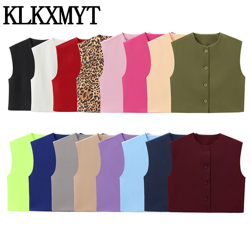 Vintage Sleeveless Vest Women Fashion Loose Vests Coat Female Tank Outerwear Casual Ladies Basic Streetwear Waistcoat Tops