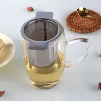 1 Pcs Stainless Steel Reusable Mesh Tea Infuser Strainer Leaf Filter Sieve Cup Parts