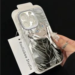 New luxury Gojo Satoru Soft Clear Case protection for iPhone 15 14 13 12 11 14 Pro Max XS XR 7 8 Plus X SE Coque