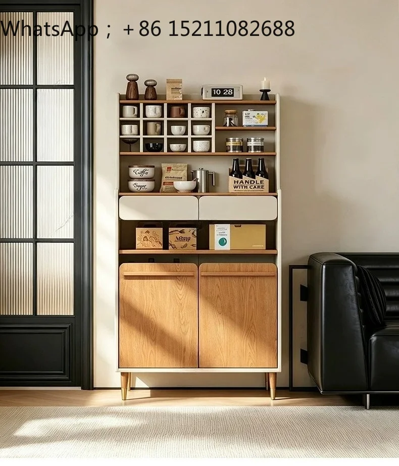 SCY Multifunctional Bogu Rack Duobao Pavilion Teacup Tea Set Rack Living Room Storage Floor Storage Display Cabinet