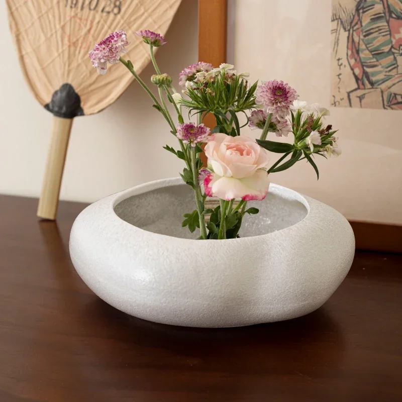 Creative Hand-made Ceramics Flowerpot Floral Accessories Jianshan Flower Arrangement Ware Tool Flower Vase Terrarium Home Decora