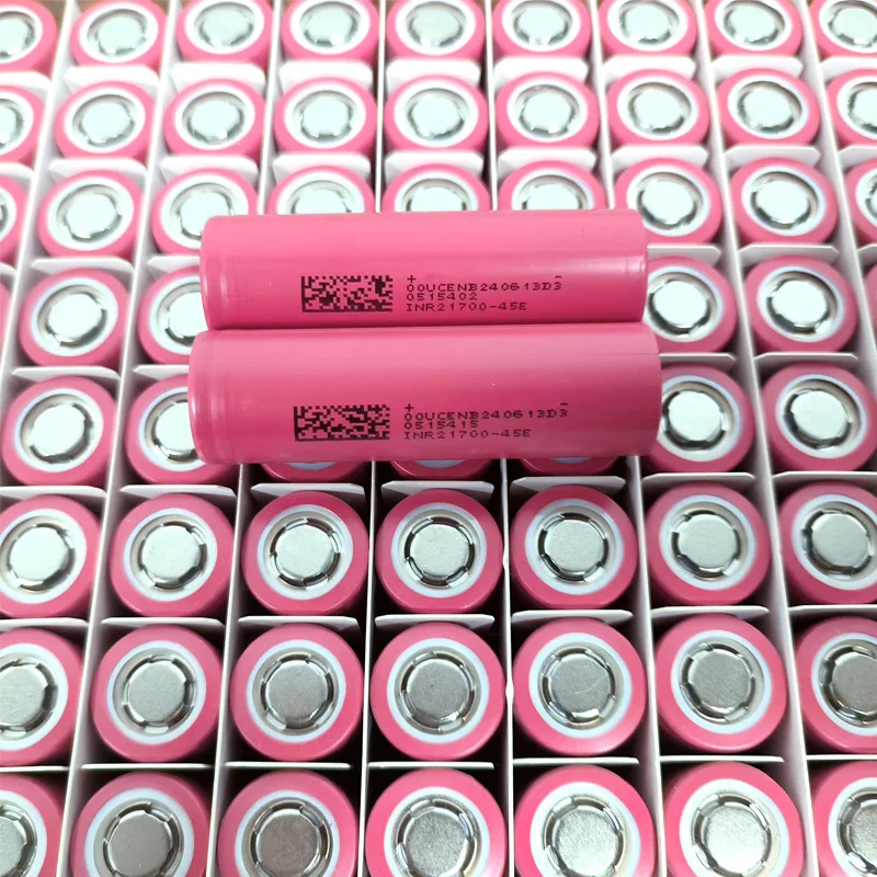 1-10 pz DMEGC 45E INR 21700 Batteria 4500 mAh Capacità Batteria ricaricabile agli ioni di litio Cella 3C Correnti 3.7 V Per Batteria