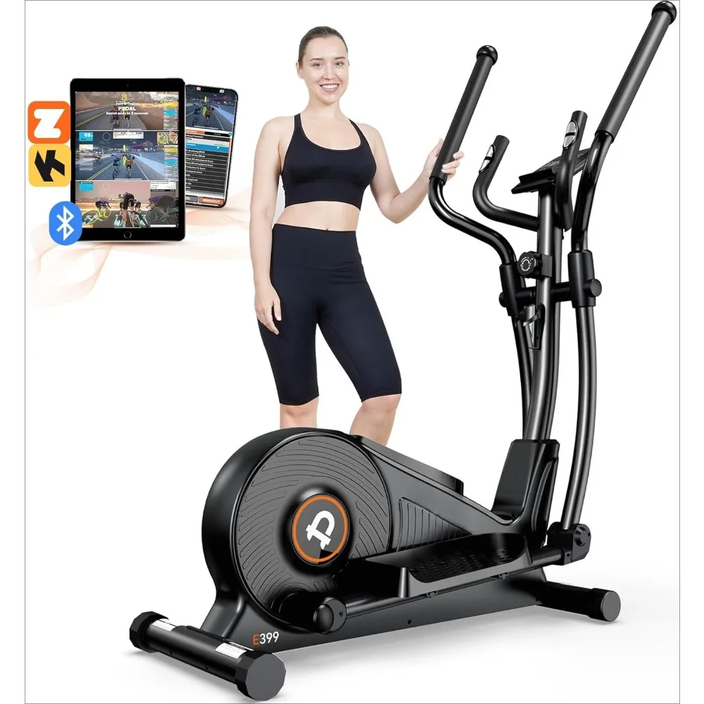 

Elliptical Machine, Elliptical Exercise Machine with 16-Level Resistance&Hyper-Quiet Magnetic Driving System, Elliptical