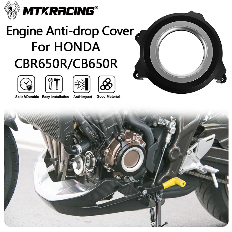 

MTKRACING For HONDA CBR650R / CB650R 2019-2020 Engine Stator Hood Engine Protector Cover Anti-drop Protective