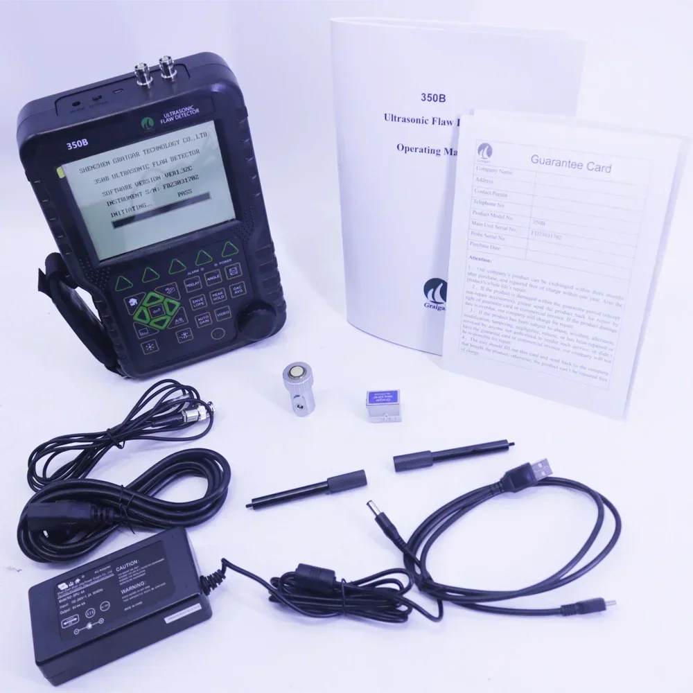 MFD350B Ultrasonic Flaw Detector NDT Instruments Testing Equipment 0 ~ 6000mm